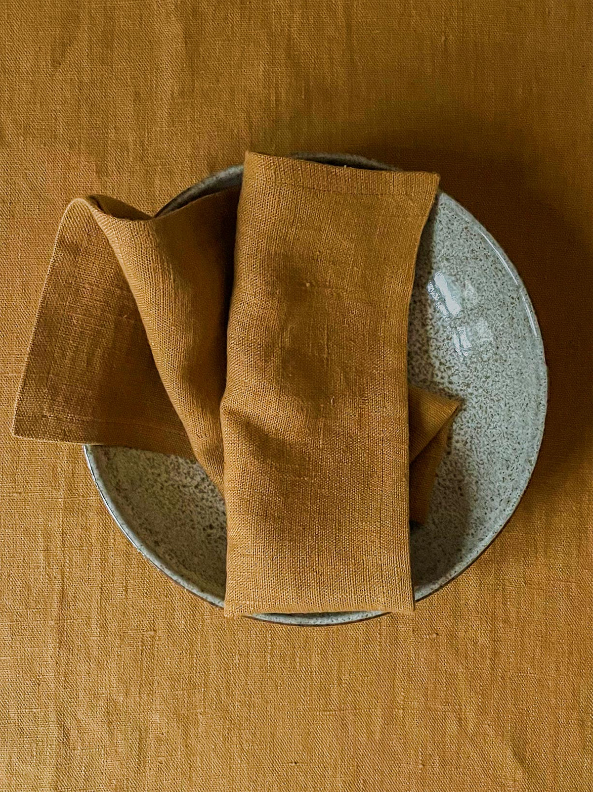 Caramel linneduk från Linneverket